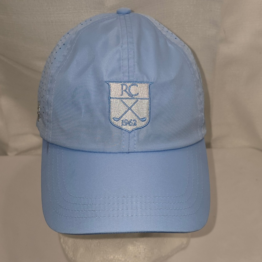 Vimhue X-Boyfriend Golf Hat Blue Ponytail Cap RCCC 1962 Crest SZ 57 NEW